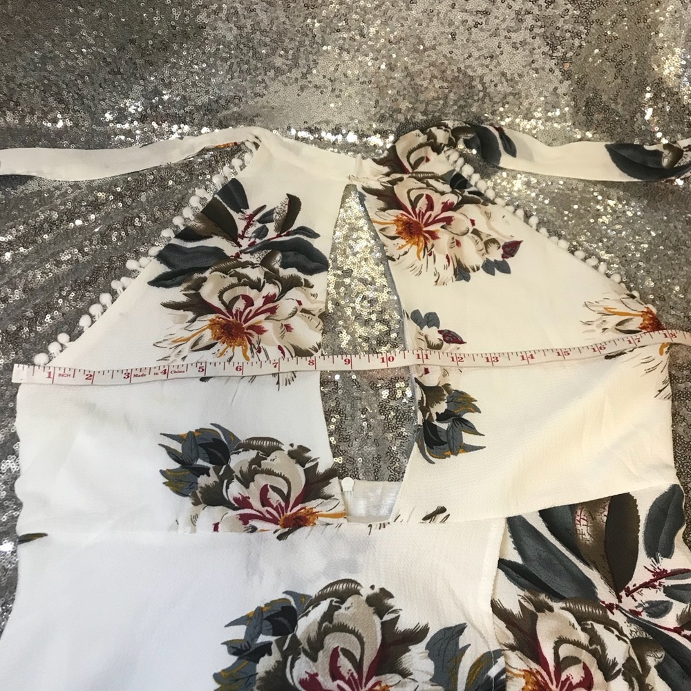 💋Floral high low maxi dress - Picture 6 of 8